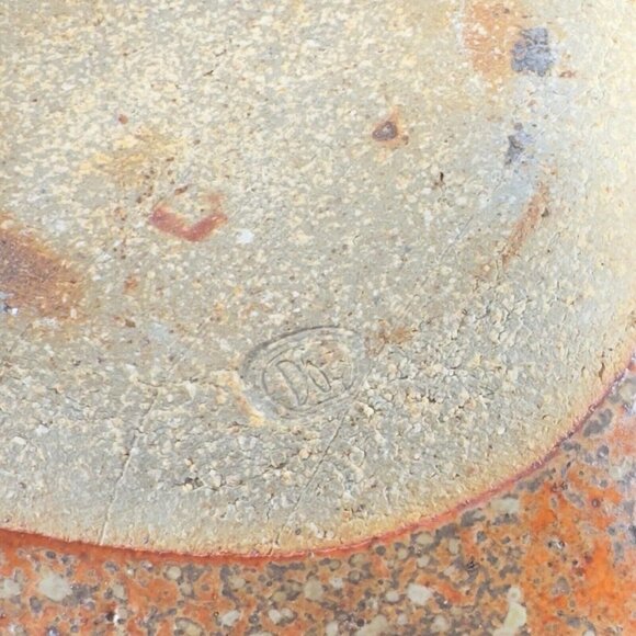 Hand Made Studio Art Pottery Dish Plate Crystalline Glass Glaze Stoneware Signed - Picture 11 of 11